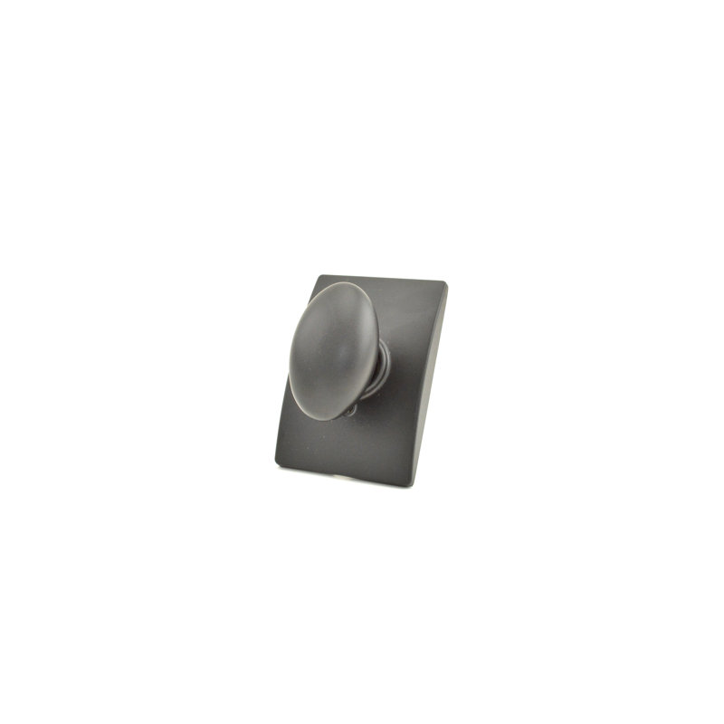 F Series Siena Single Dummy Knob with Century Rosette, Aged Bronze