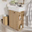 Meuble-lavabo 21,6 po avec lavabo en céramique