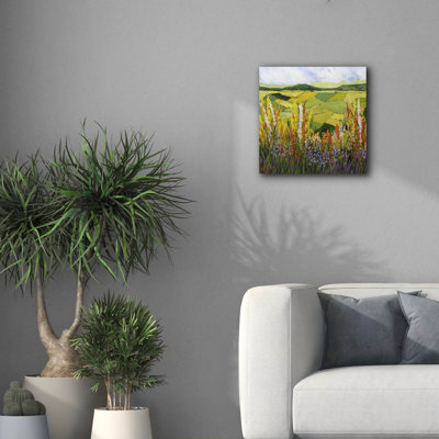  'How Green Is My Valley' by Allan Friedlander Canvas Wall Art, 18" x 18"