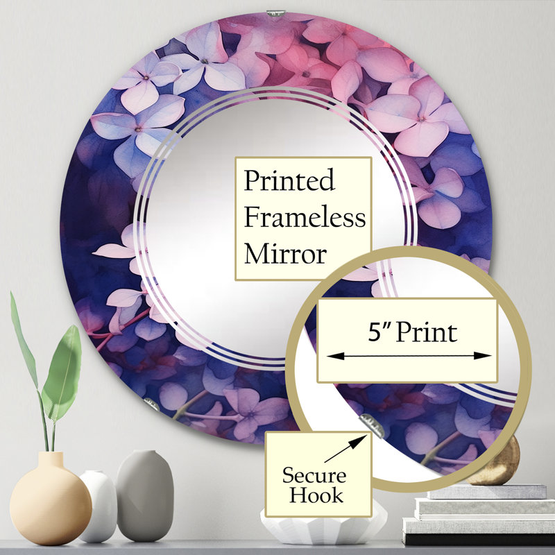 Miroir mural Cranor, 24 po x 24 po
