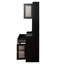 Garde-manger 71 po H noir