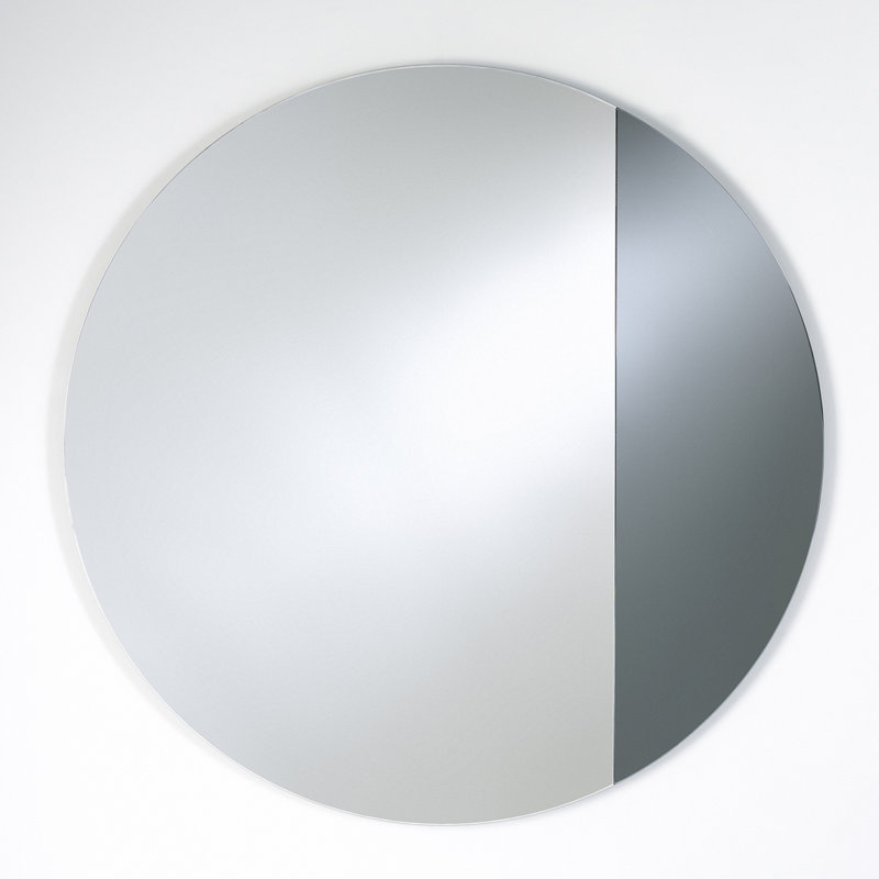 Folkert Accent Mirror, Black, 58cm H x 58cm W