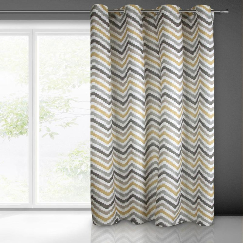 Nastia Room Darkening Single Curtain