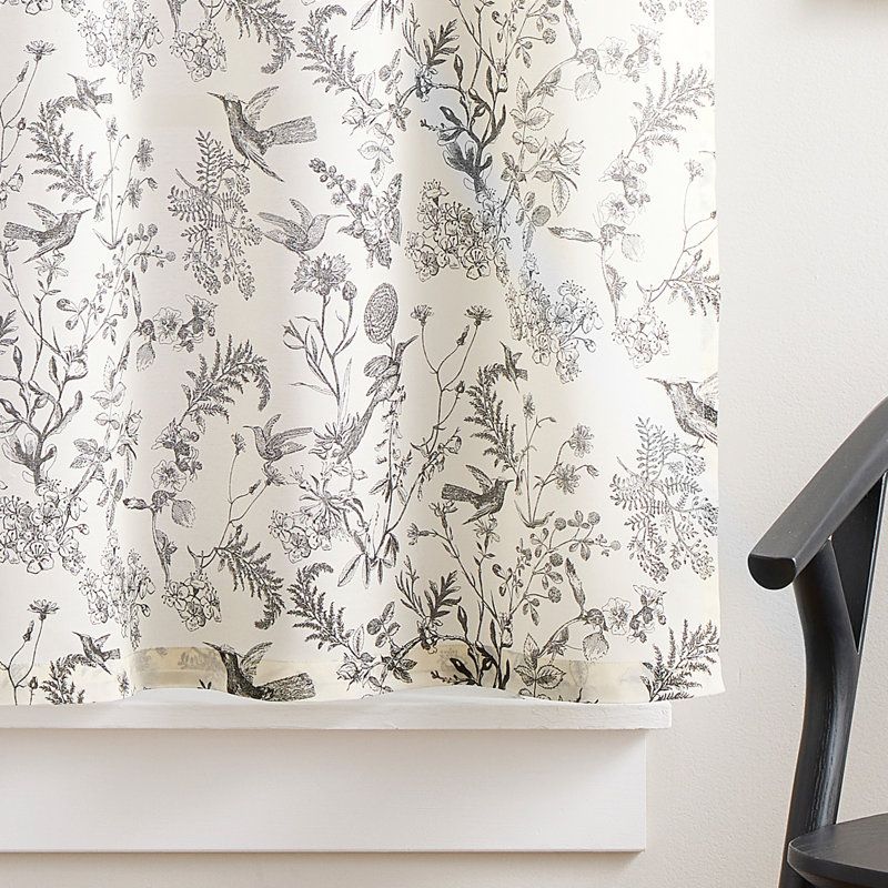  Hummingbird Multi 58 X 14 Valance And Tier Set