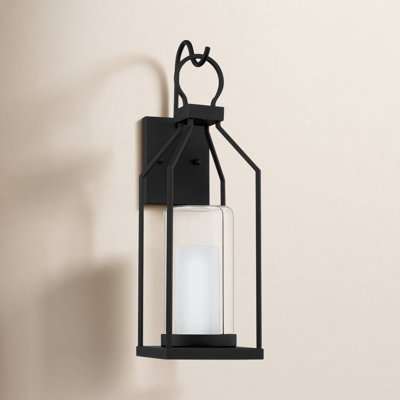 Juliann Black 1 - Bulb Outdoor Wall Lantern