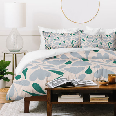 Ensemble de housse de couette à rayures crème et rosé Little Arrow Design Co_3