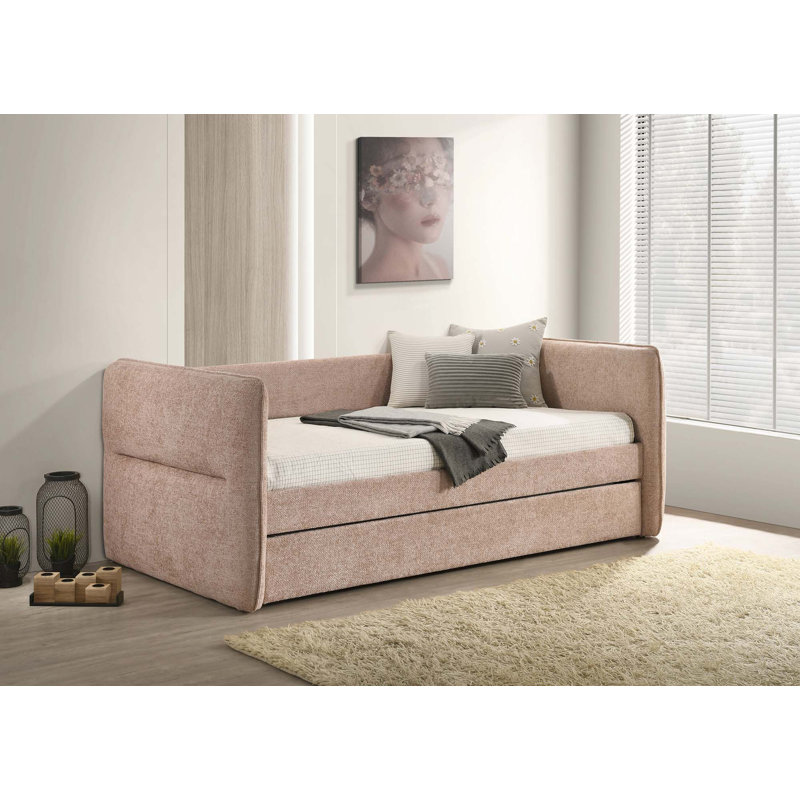 Daybed Pull Out Trundle, Mauve