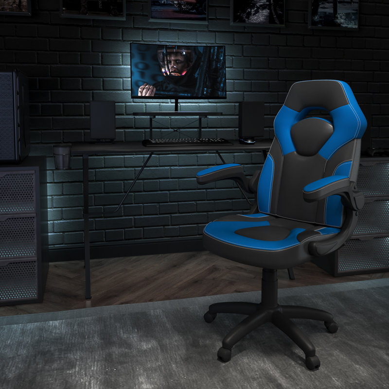 Bridesdale Gaming Desk, Blue