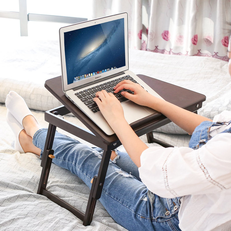 Plateau pour ordinateur portable Bruening, Brun