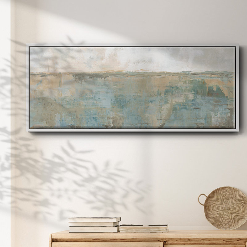 Distant Fields- Framed Canvas, 20" H x 50" W