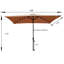 Parasol Taibah 120 avec contrepoids inclus-274545332