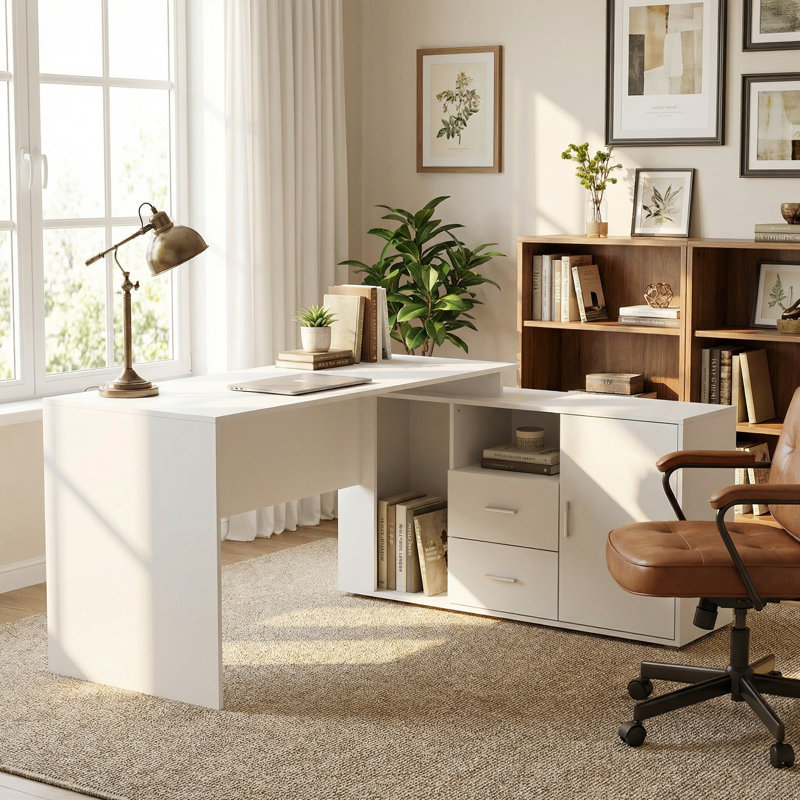 Koln L-Shaped Computer Desk