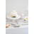 Mother Of Pearl Marble 7.63'' H Marble Tabletop Hurricane