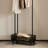 Modern Metal Hall Tree With Basket-749829392