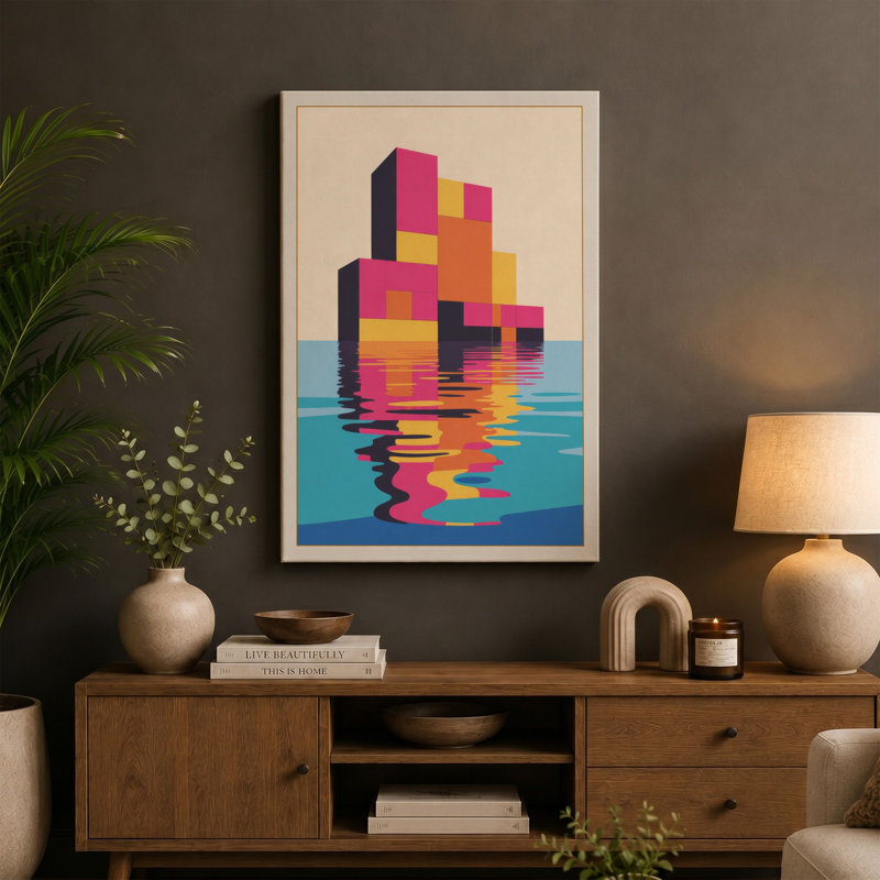 Print, 24x16 - 61.0 x 40.6 cm, Ochre Border