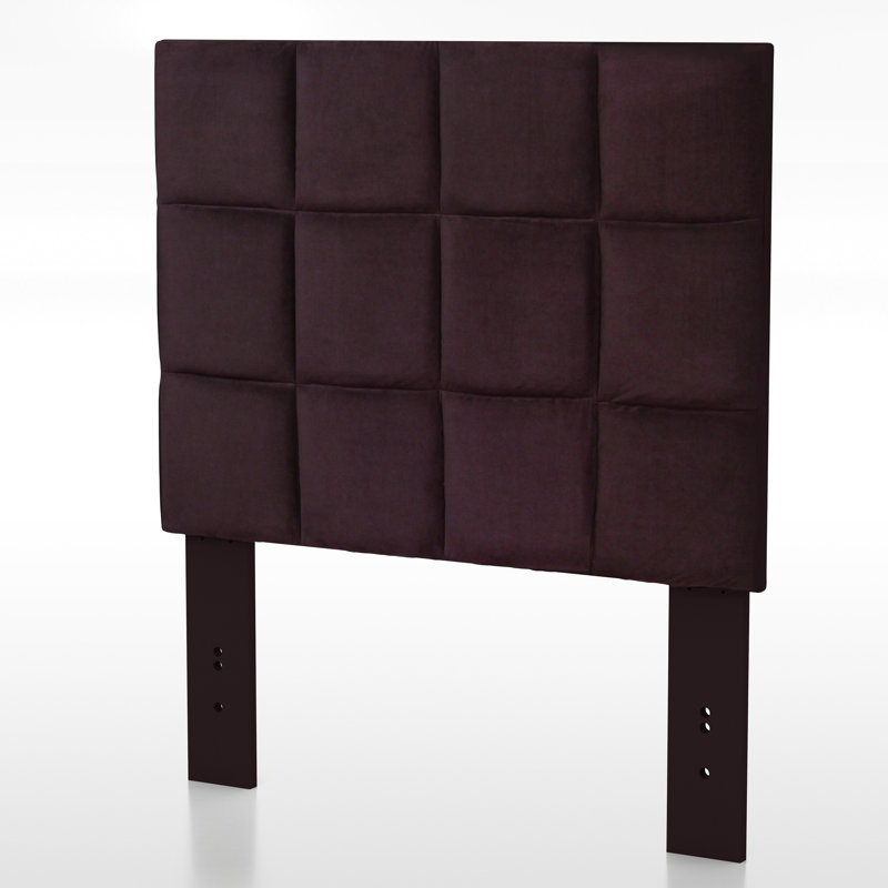 Tête de lit tapissier Choco, Simple, Mauve