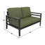 Causeuse d'extérieur 55 po avec coussins Sunbrella® Townsend-1809614706-1809614717