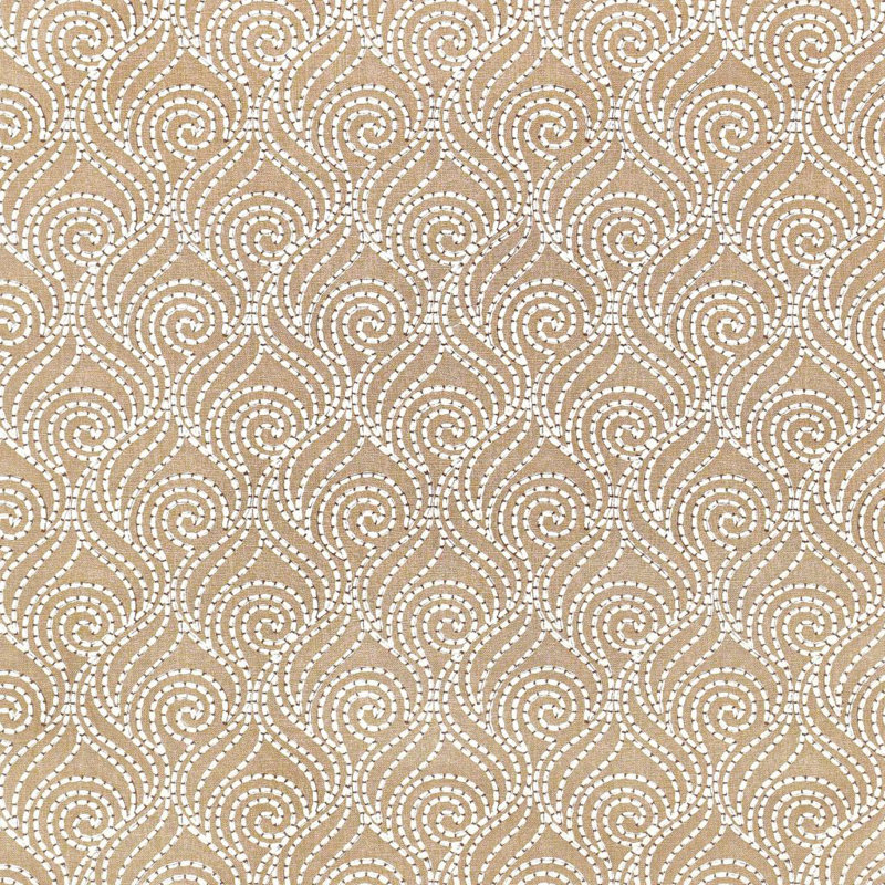 Tissu tourbillon-a-way Prive, Noyer cendré