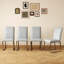 Chaises de salle à manger en faux cuir Kamden-115285066-119462440