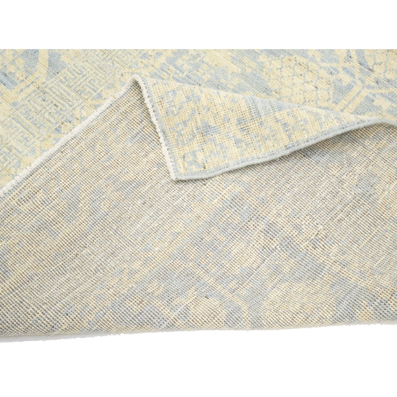 Tapis oriental bleu Oushak Chobi Mute 4X6