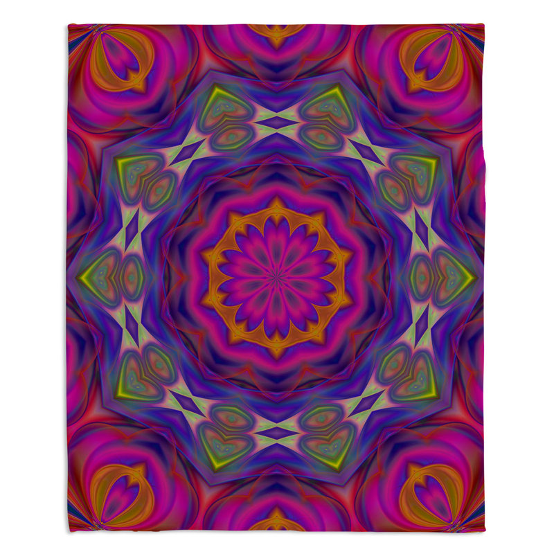 Hand Woven Throw Blanket, 68" x 80"