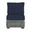 Rustic Woven Sectional Slipper Chair-373560978-373559788-269954471