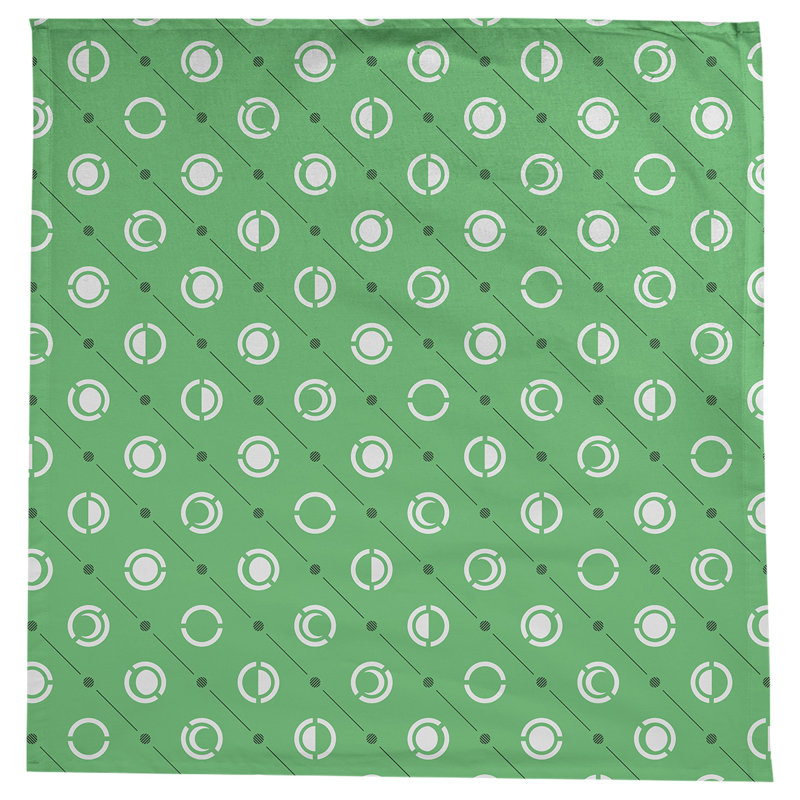 Nappe des phases de lune classiques, Vert/noir