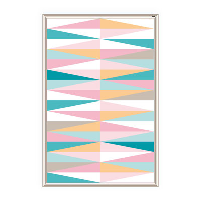Leatrice Geometric Kitchen Mat