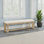Banc de salle à manger rembourré Ashal