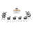 Novelty 11 Person Flip Top 22'' L Modular Training Table and Chair Set with Casters and Modesty Panel