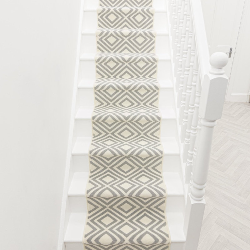 Stair Runner Geometric Area Rug, Stair Runner 60 x 660 cm