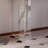 Nut-brown+Clear Rectangular Solid Wood+Acrylic desks-107286871