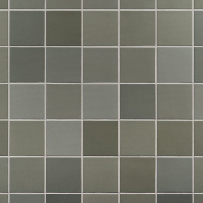 Born 5X5 Matte Porcelain Tile, Sage Green