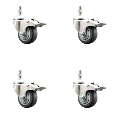 Thermoplastic Rubber Casters