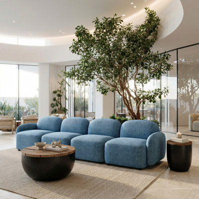 Fauteuil Cleo bleu