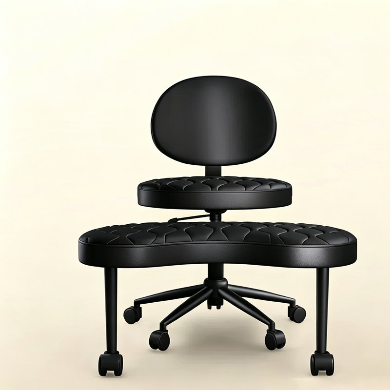Big and Tall Teddy Office Chair, Flip Armrests for Pets & Cross Legged Sitting, Executive Ergonomic Computer Gaming Chair with Foot Rest