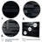 3D Black Brick Cube Dimensions V - Modern Geometric Wall Decor Set-93345540