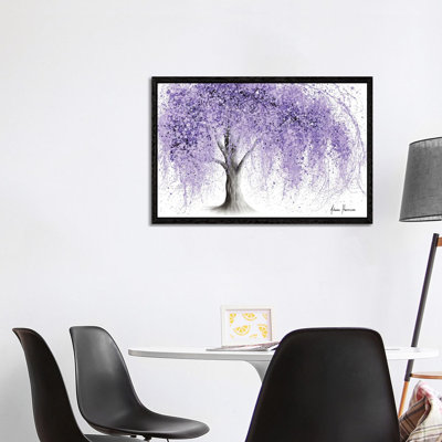 Purple Wishing Willow by Ashvin Harrison - Print on Canvas