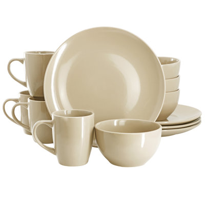 Service de table en grès 12 pièces Gibson Home Everyday Plus 