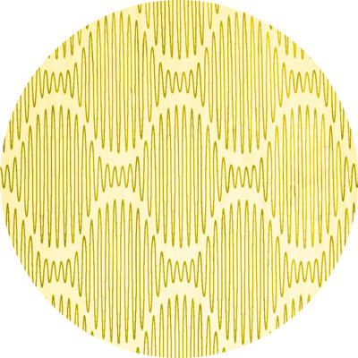 Tapis contemporains jaunes lavables à la machine 565