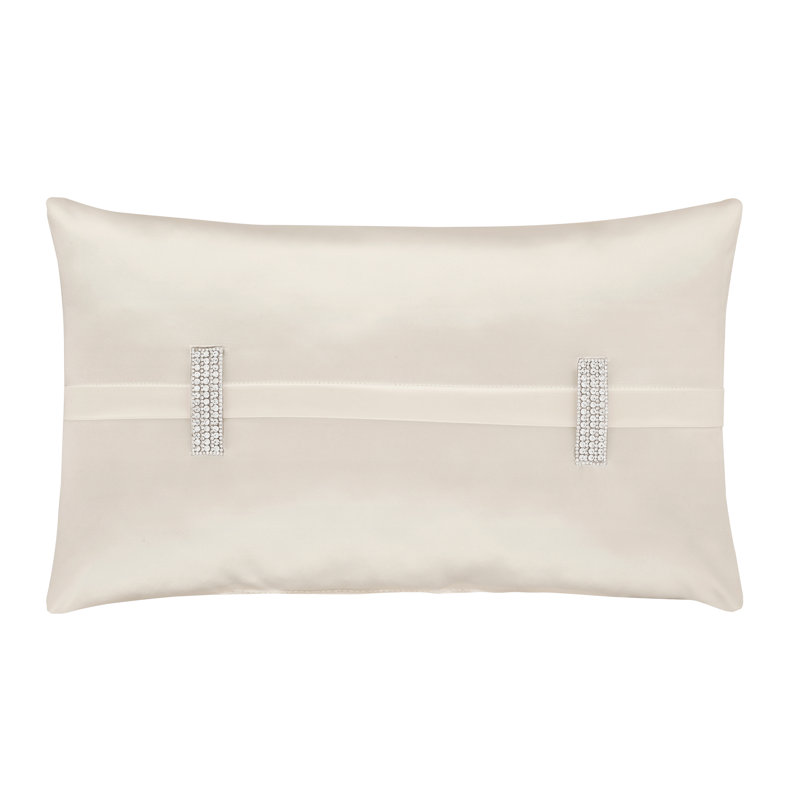 Satinique - Coverlet Boudoir Decorative Throw Pillow, Natural