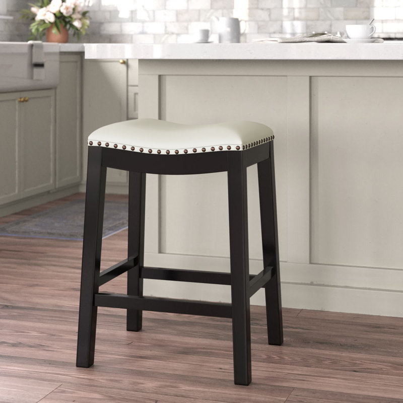 Tabouret de bar Oglethorpe, Ivoire, Tabouret de comptoir (assise de 26 po de hauteur)