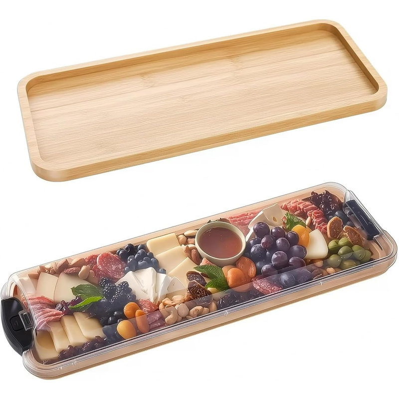 Wood Cheese Board Set Snack Serving Tray
