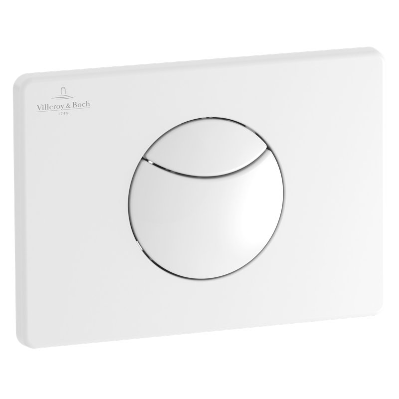 ViConnect WC Flush Plate E100, White