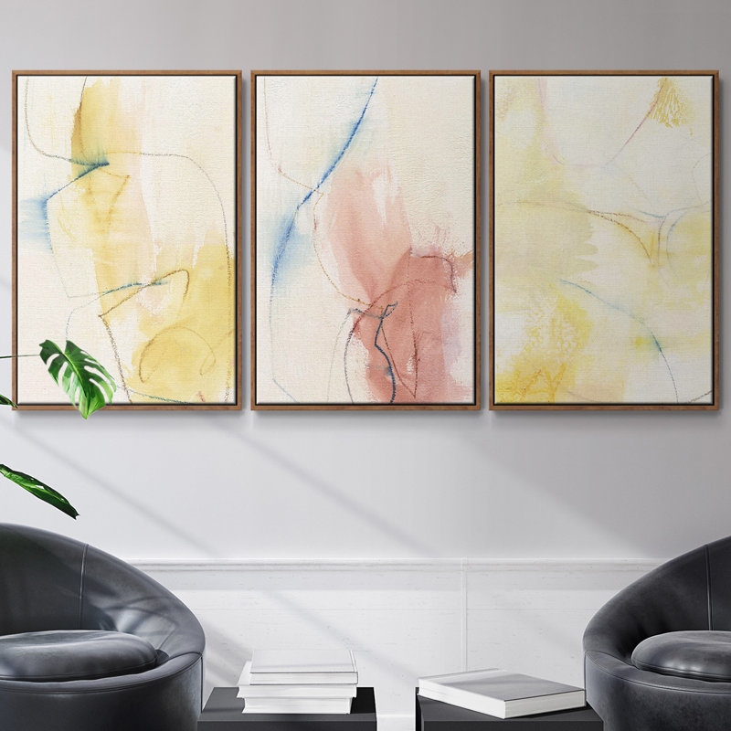 " Barxan I " 3 - Pieces, Walnut, 36" H x 72" W