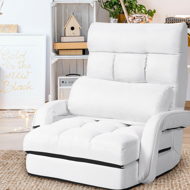 Turgay Padded Accent Chairs, White