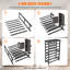 42 Bottle 7-Tier Modular Wine Rack Bamboo Wood Display Shelf with TableTop