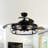 Ptolemy 52" 3 - Blade Retractable Blades Ceiling Fan with Remote Control