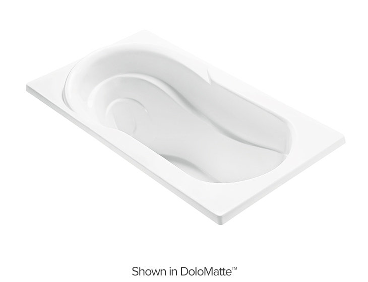 Reflection 4 Drop In Soaker Tub - Matte