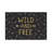 Wild and Free by Gail Veillette - Wrapped Canvas Typography-1145266320